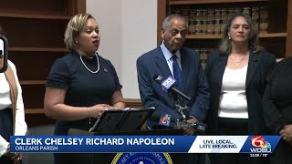 Orleans Parish Clerk of Court speaks following law eliminating Calvin Duncan's position