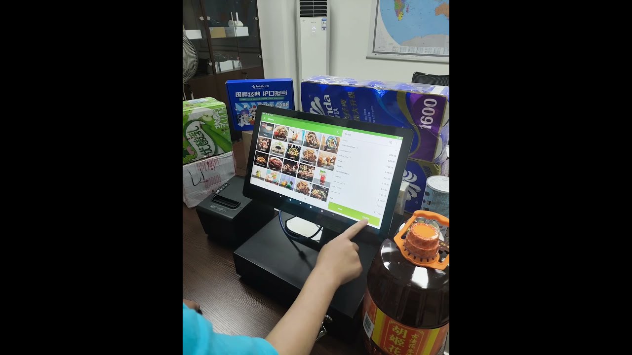 Desktop POS System For Streamlined Restaurant Operations Food Ordering And Table Reservations