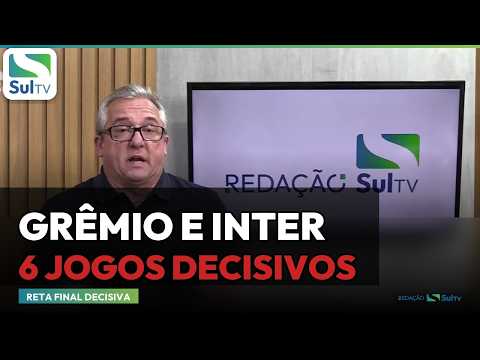 Grêmio e Inter entram em sequência de seis jogos decisivos até novembro