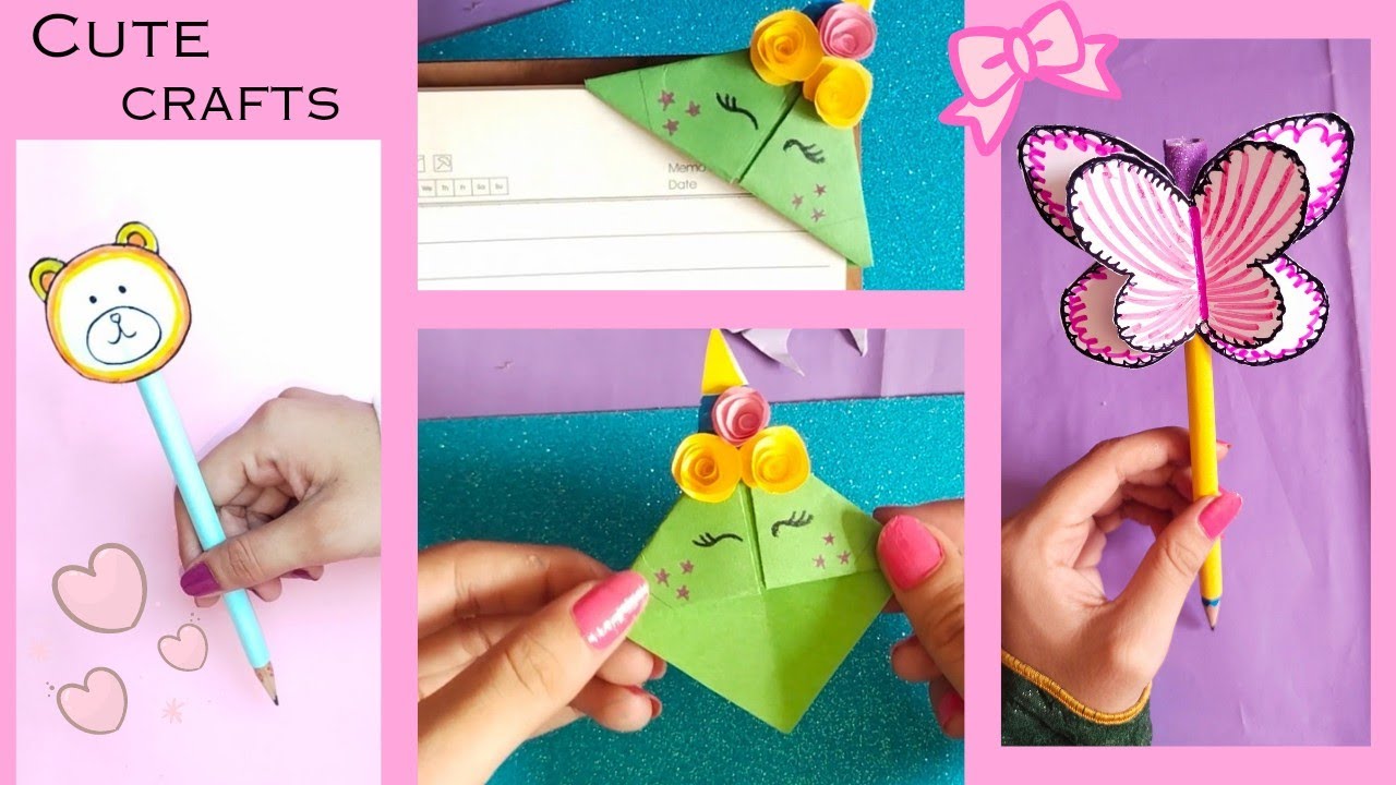 Easy paper craft for school/ back to school craft/ cute craft ideas