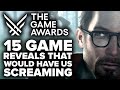 The Game Awards 2025 - 15 Nearly Impossible Game Reveals That Would Have Us Screaming