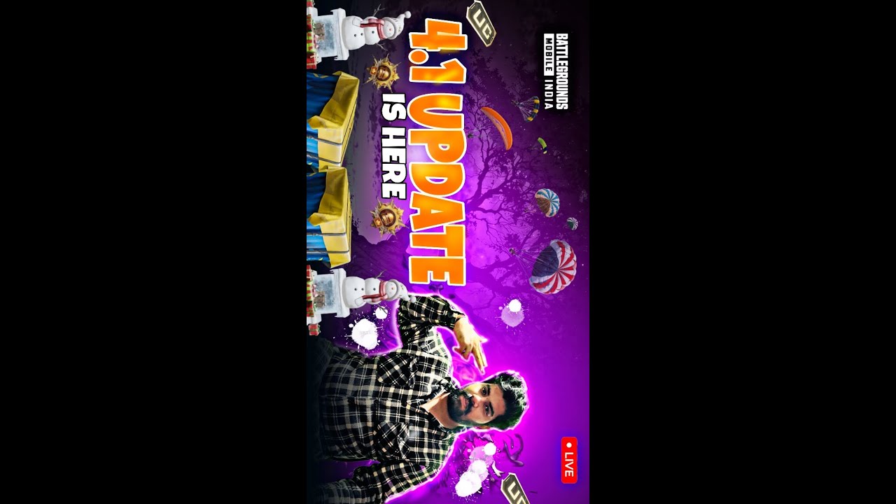 BGMI | LIVE NEW UPDATE 4.1 FROSTY FUNLAND -2026 STREAMING LIVE  GENTLEMAN GAMING