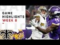 Saints vs. Vikings Week 8 Highlights | NFL 2018