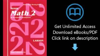 Download Saxon Math 2 Homeschool: Complete Kit 1st Edition PDF