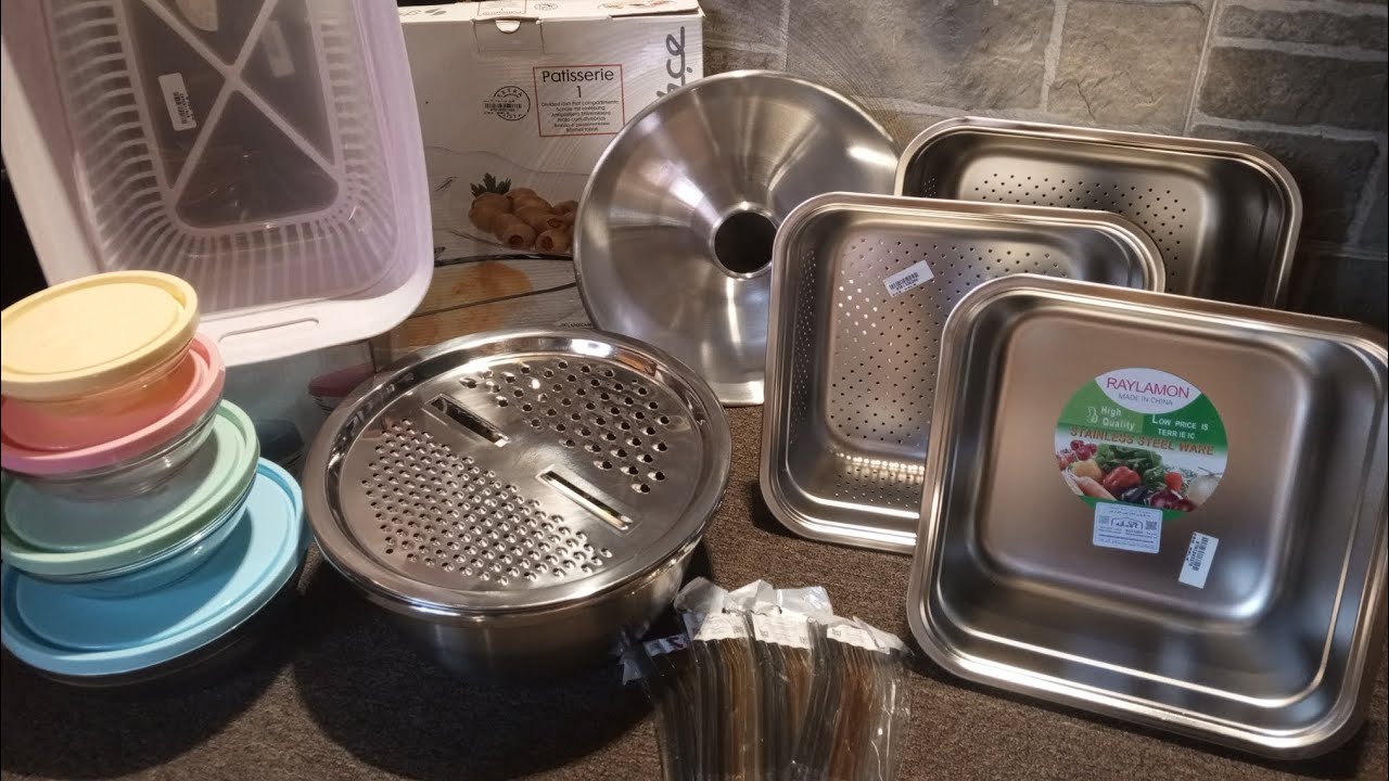 مشترياتى فى جهاز العروسة//المصافى الاستانلس فى جهاز العروسة 👰🏻✨