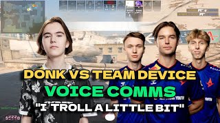 donk vs team_device w/ COMMS (Dust2) FACEIT Ranked May 06, 2024 | CS2 POV