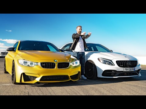 დაუსრულებელი ბრძოლა - BMW M4 vs MB C63s AMG - სტოკი სტოკზე