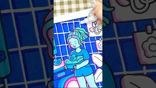 Southern Lotus Pink And Blue Coloring - Lofi Colors