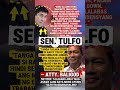 Baligod rebukes Tulfo over evidence claim