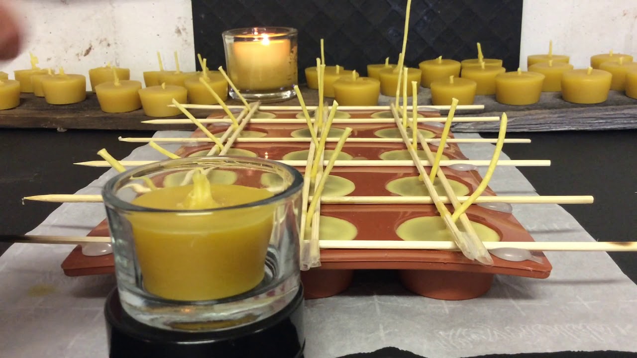 BEESWAX TEA LIGHT CANDLES TAKE TWO YouTube