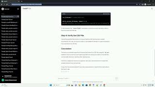 pandas dataframe to csv file not found