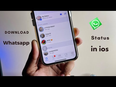 How to download Whatsapp Status in any iPhone || Download WhatsApp video status