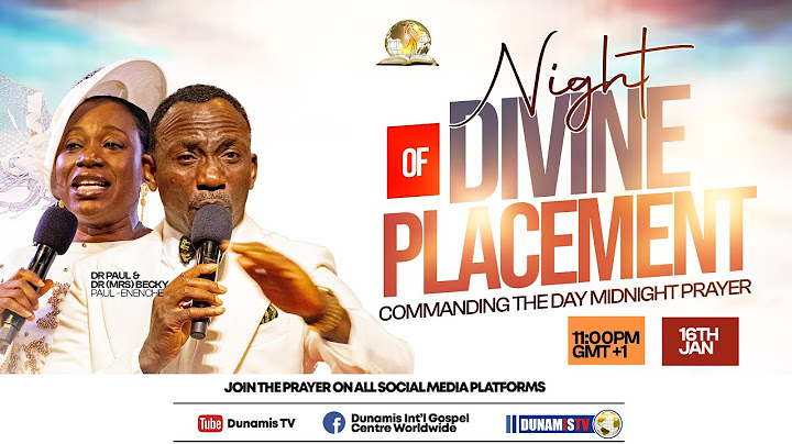 MID NIGHT PRAYER COMMANDING THE DAY || NIGHT OF DIVINE PLACEMENT ||. 16-01-2025