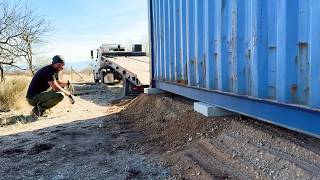 IT'S HERE! Adali's Goat Barn Shipping Container Gets Delivered by Tiny Shiny Home 38,874 views 2 months ago 32 minutes