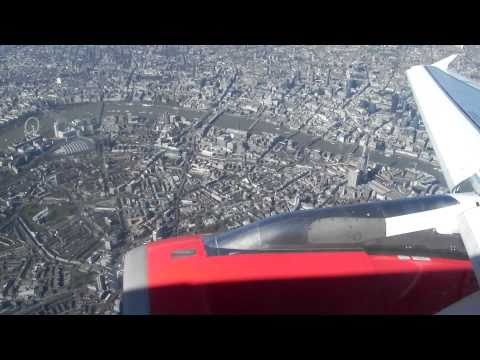 The Famous Sightseeing Approach into London-Heathr...