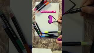 🩷 Just Colors, Calm & Happiness #asmr #viral #trending #arttherapy #painting #youtubeshorts #art