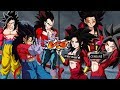 GOKU SSJ4 VEGETA SSJ4  Y VEGETTO SSJ4 VS CAULIFLA SSJ4 KALE SSJ4 Y KEFLA SSJ4 DBZ Budokai Tenkaichi