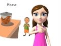 Please - ASL sign for Please - Animated