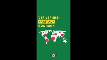 #EXCEL - HARİTADA VERİ GÖSTERME | #shorts