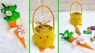 2 Easy Easter/spring craft for Gift idea |DIY Low budget Easter/spring décor idea (Part 27)