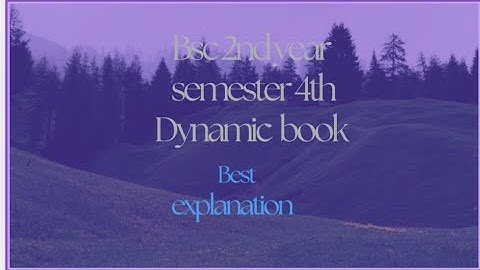 BSC ||2nd year ||maths book ||Dynamic|| velocity and acceleration||#part2 