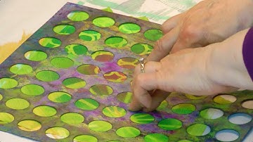 Paste Paper Pizazz Turn Piles Into Perfection - HowToGetCreative.com with Barb Owen