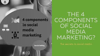 The 4 Components of Social Media