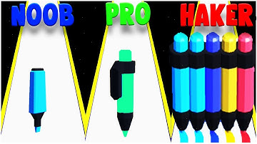 Color Pen Run - Gameplay Walkthrough - Levels 1-10