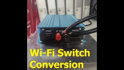 500w Grid Tie to Wi-Fi conversion
