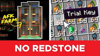 Easy AFK Trial Key Farm in Minecraft 1.21!