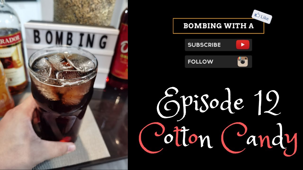 How to Make Cocktails "Cotton Candy" (Brandy based cocktail