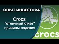 Crocs (CROX) - почему пала на отличном отчете?