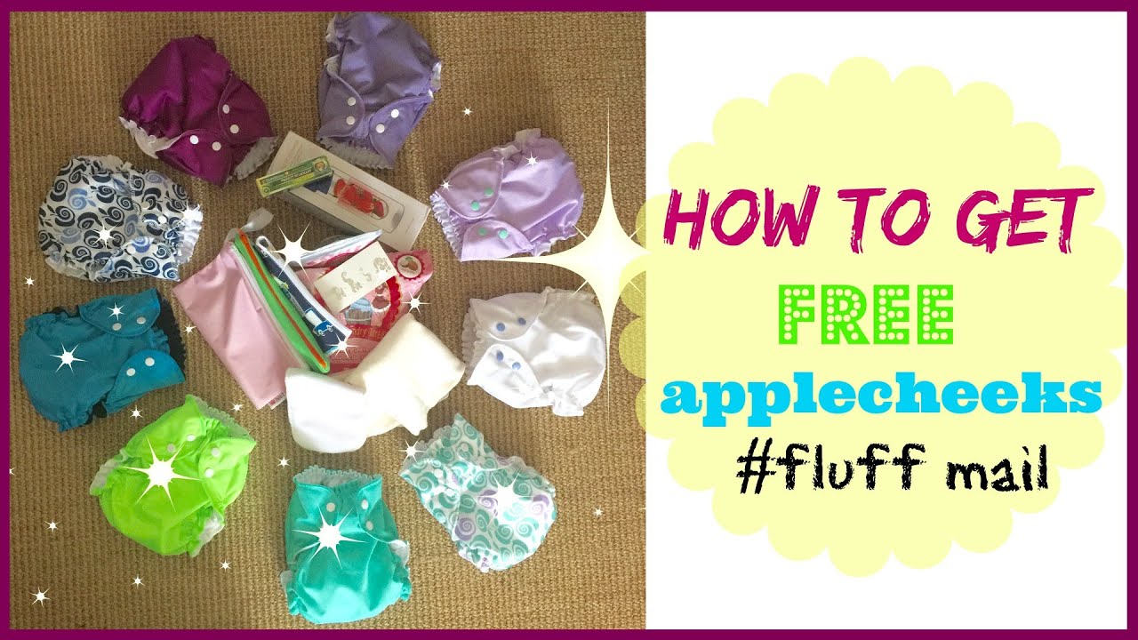 EPIC Fluff Mail ~ How YOU can Get FREE APPLECHEEKS Cloth Diapers #fluffmail new youtube channel rules