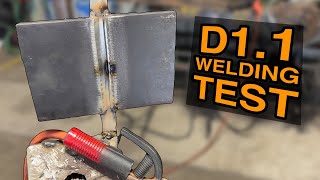 3G Uphill Stick Welding D1.1 Test SMAW