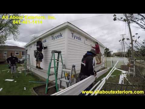 All About Exteriors Inc - 2.5 Hours Vinyl Siding Installation in 7 minutes in Elk Grove Village