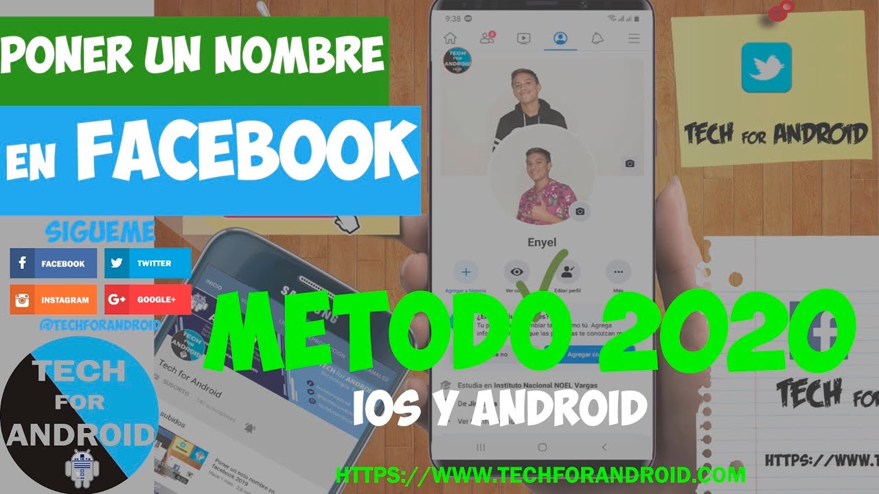 Como Poner Un Solo Nombre En Facebook Desde Iphone Y Android 2020 Put