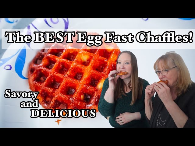 The Best Chaffle Recipe (5 Flavors, Not Eggy!) - Wholesome Yum