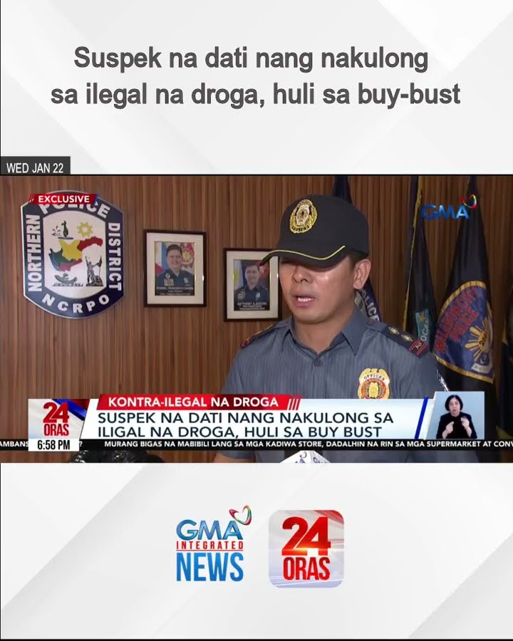 Suspek na dati nang nakulong sa ilegal na droga, huli sa buy-bust | 24 Oras