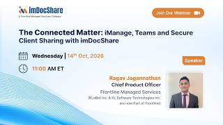 Automate Legal Matter Management with iManage, Teams & SharePoint | imDocShare