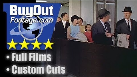 1960s Plane Landing - Airport Terminal Stock Video Archive