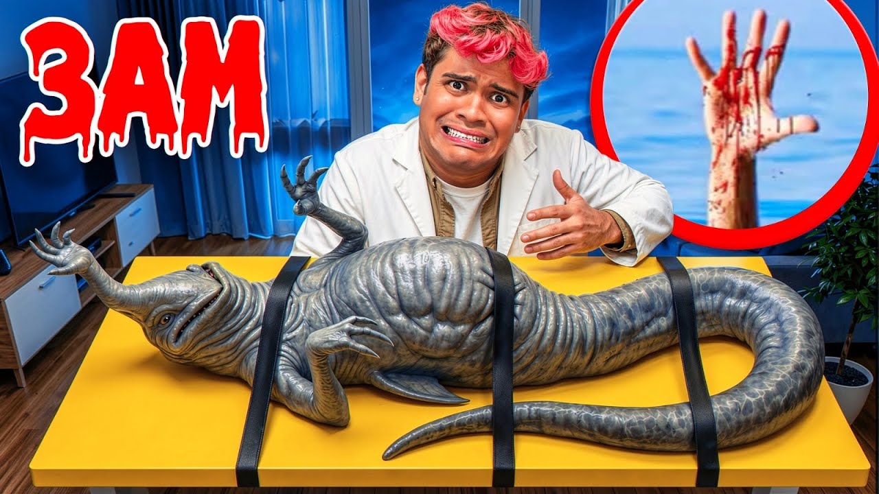 EU CAPTUREI UM HAND SEA MONSTER NA VIDA REAL!!