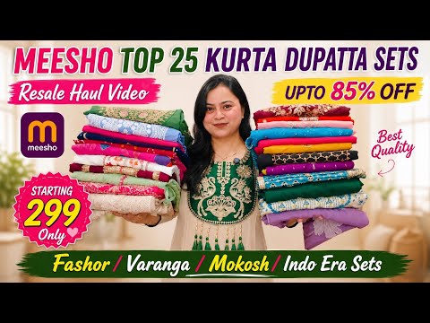 🌟Meesho TOP 25 Rakhi Special Kurta Dupatta Sets🌟Upto 85% OFF Anarkali Gowns/Cotton Suit #meesho 