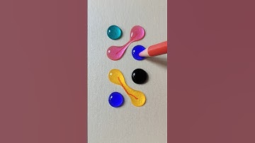 Fun Colors Water Drop 🟡🟢 #play #shorts