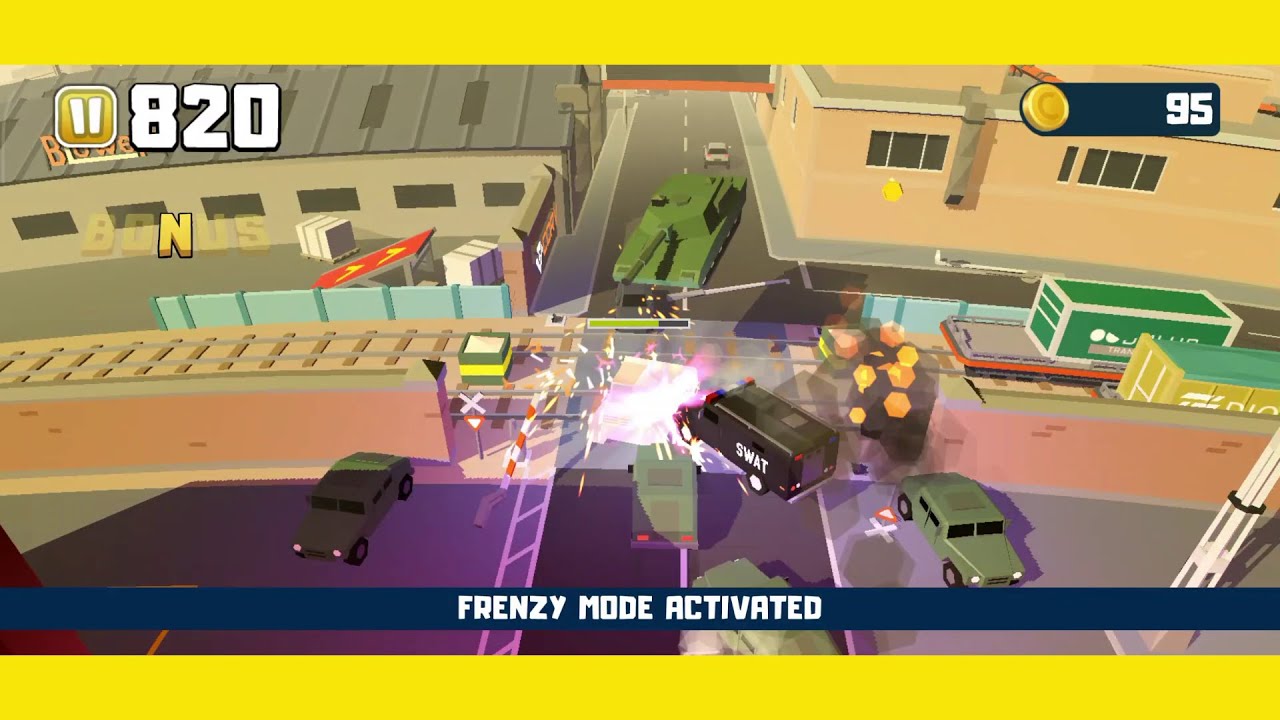 Reckless Getaway 2: Car Chase Gameplay Walkthrough part 12 - Bulldozer (Android, IOS)