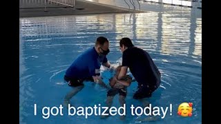 I GOT BAPTIZED TODAY! #baptism #ILoveJesus
