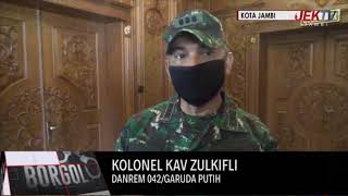 KOTA JAMBI MASUK ZONA MERAH COVID-19, TNI TEGASKAN MASYARAKAT JANGAN MUDIK