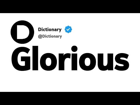 Glorious Synonyms Similar Words 