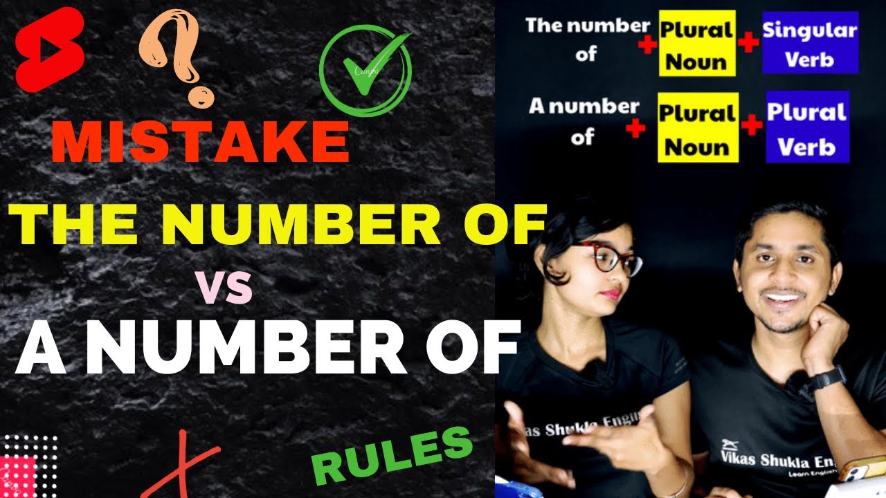 A number of Vs The number of. 