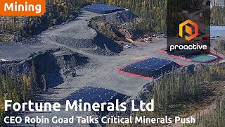 Details Fortune Minerals advances NICO project with Bismuth Circuit validation and Government support News