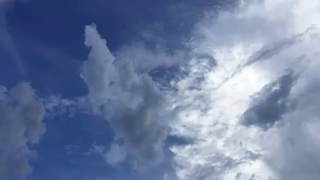 Summertime storm clouds - time lapse
